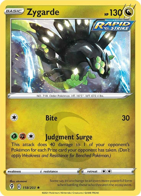 Image for Zygarde (118/203) (SWSH07) - Pokemon