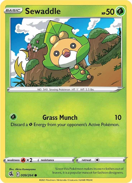 Image for Sewaddle (009/264) (SWSH08) - Pokemon