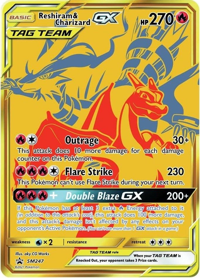 Image for Reshiram & Charizard GX - SM247 (SM247) (SMP) - Pokemon