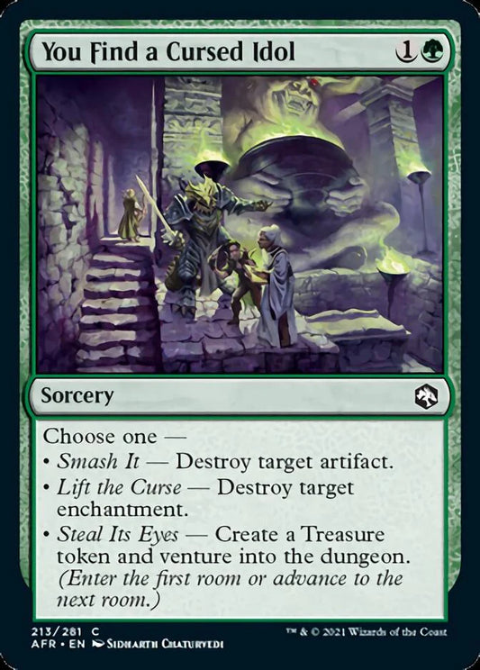 You Find a Cursed Idol - Adventures in the Forgotten Realms (AFR)