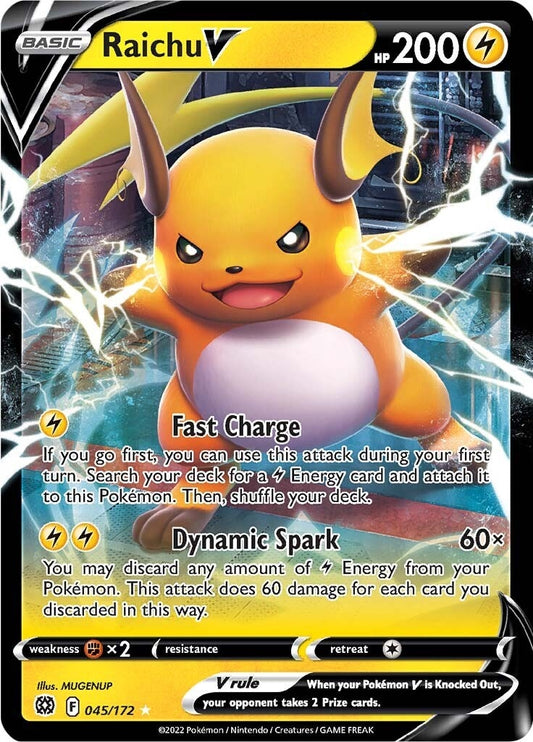 Image for Raichu V (045/172) (SWSH09) - Pokemon