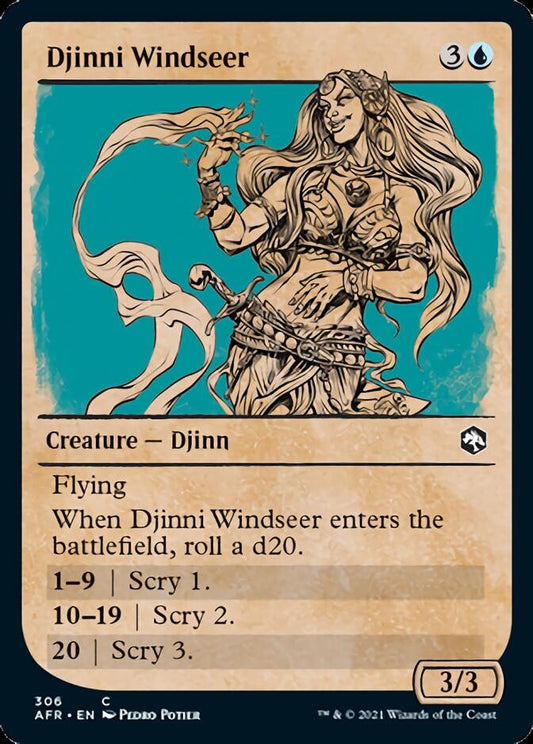 Djinni Windseer (Showcase) - Adventures in the Forgotten Realms (AFR)