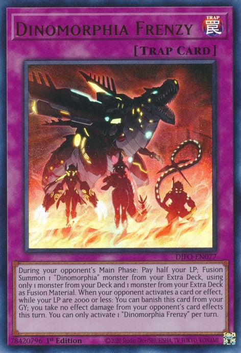 Image for Dinomorphia Frenzy (DIFO-EN077) (DIFO) - YuGiOh