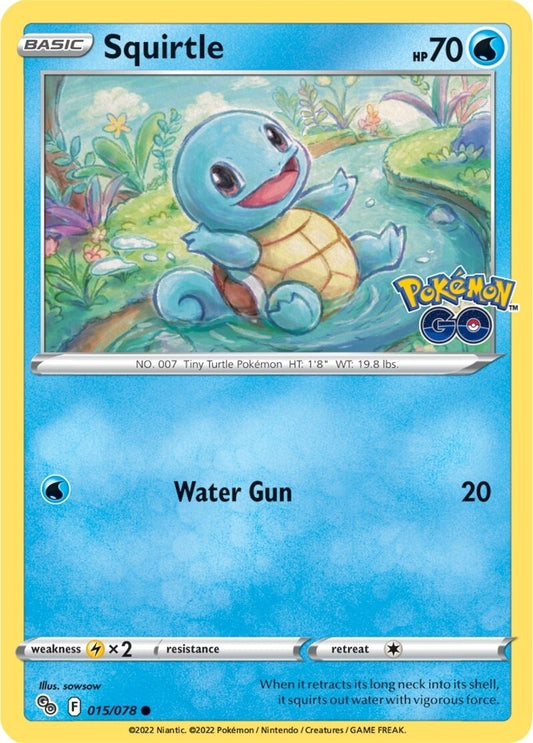 Image for Squirtle (015/078) (PGO) - Pokemon