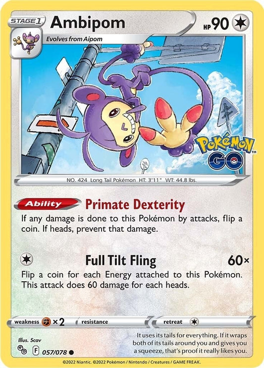 Image for Ambipom (057/078) (PGO) - Pokemon