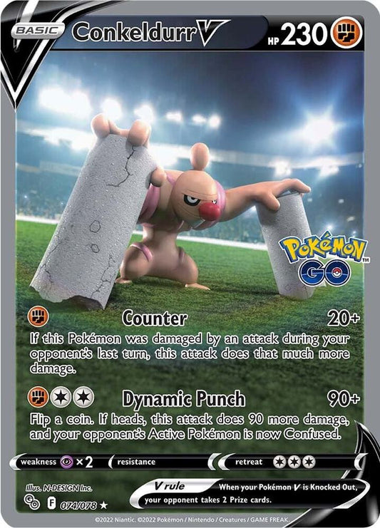 Conkeldurr V (Alternate Full Art) - Pokemon GO (PGO)
