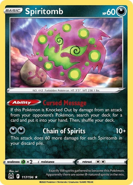 Image for Spiritomb (117/196) (SWSH11) - Pokemon