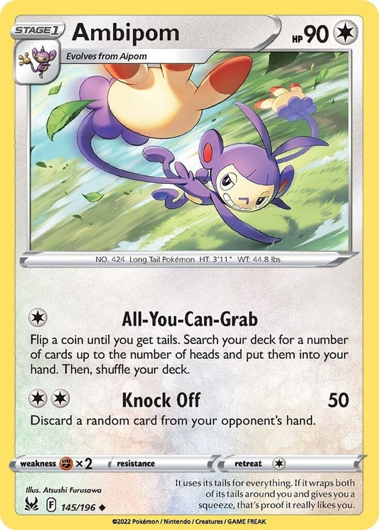 Image for Ambipom (145/196) (SWSH11) - Pokemon