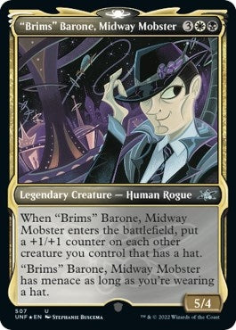 Image for "Brims" Barone, Midway Mobster (Showcase) (Galaxy Foil) (507) (UNF) - Magic: The Gathering