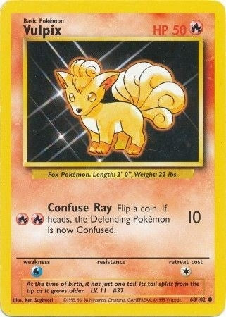 Image for Vulpix (068/102) (BS) - Pokemon