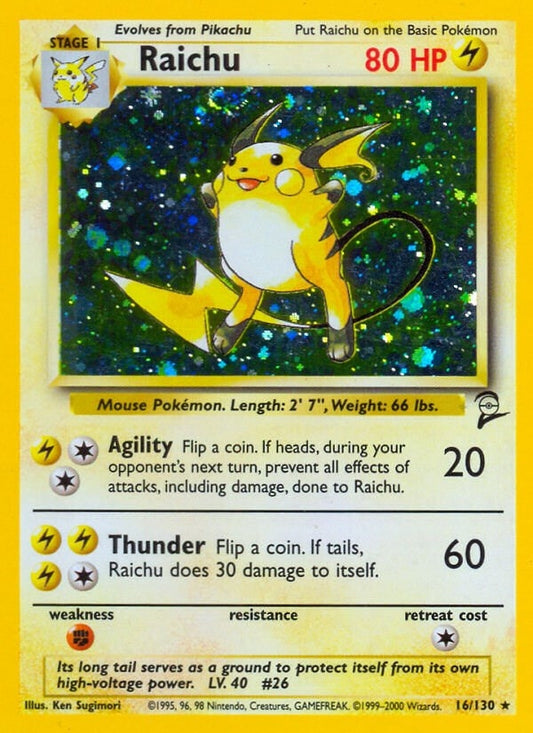 Image for Raichu (016/130) (BS2) - Pokemon