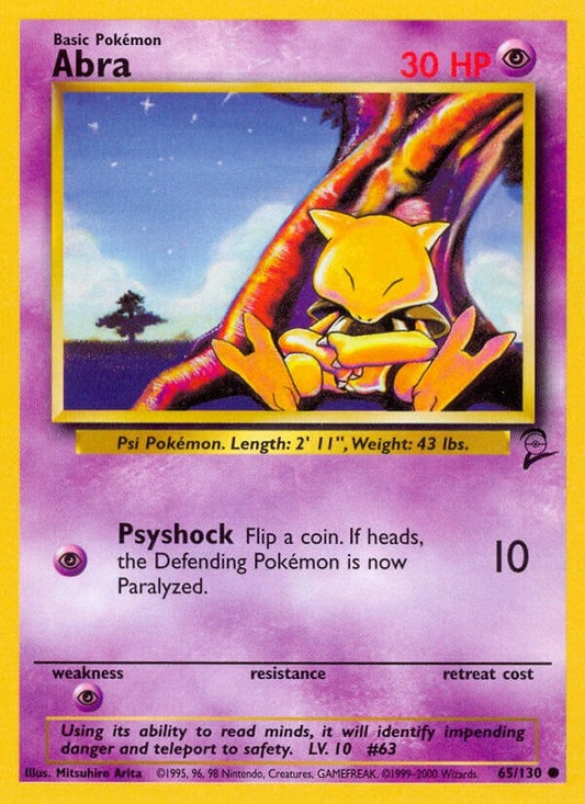 Image for Abra (065/130) (BS2) - Pokemon