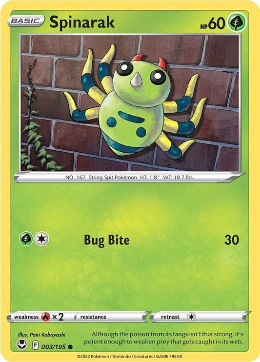 Image for Spinarak (003/195) (SWSH12) - Pokemon