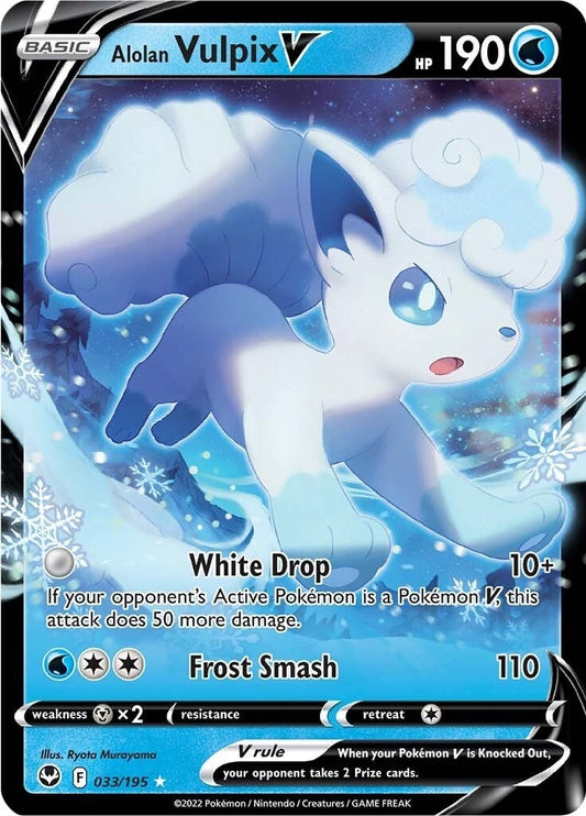 Image for Alolan Vulpix V (033/195) (SWSH12) - Pokemon