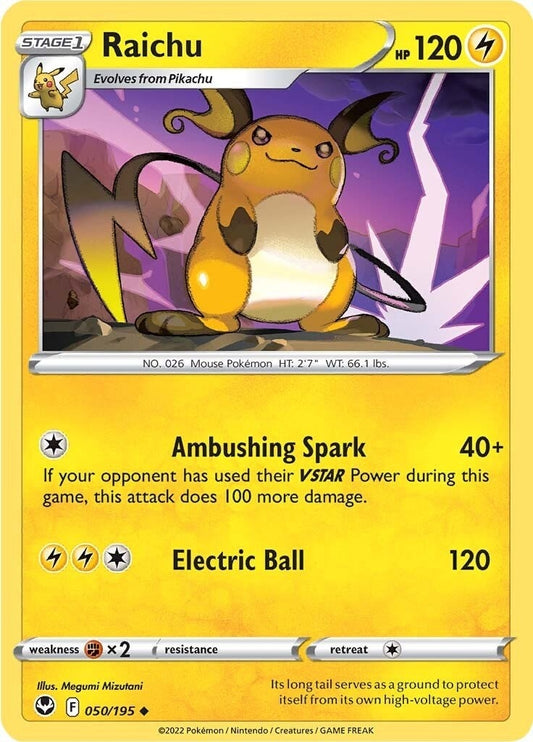 Image for Raichu (050/195) (SWSH12) - Pokemon