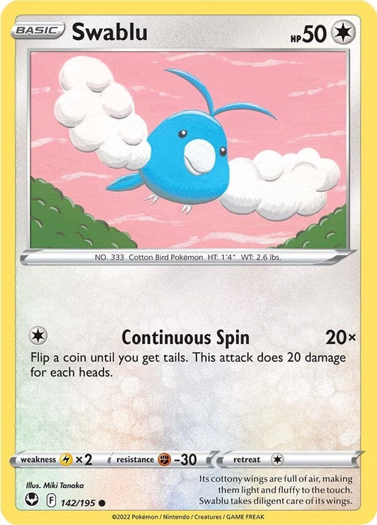 Image for Swablu (142/195) (SWSH12) - Pokemon