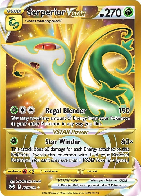 Image for Serperior VSTAR (Secret) (210) (210/195) (SWSH12) - Pokemon