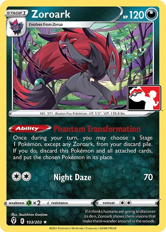 Image for Zoroark (103/203) - Pokemon