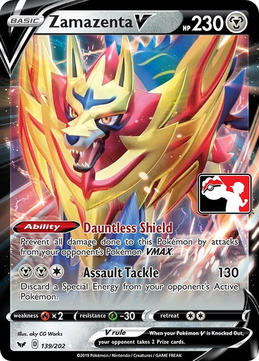 Image for Zamazenta V (139/202) - Pokemon