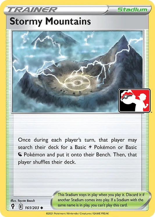 Image for Stormy Mountains (161/203) - Pokemon