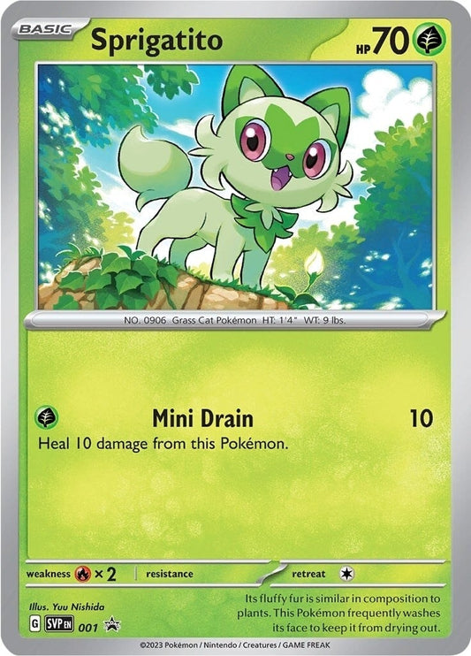 Image for Sprigatito - 001 (001) (SVP) - Pokemon