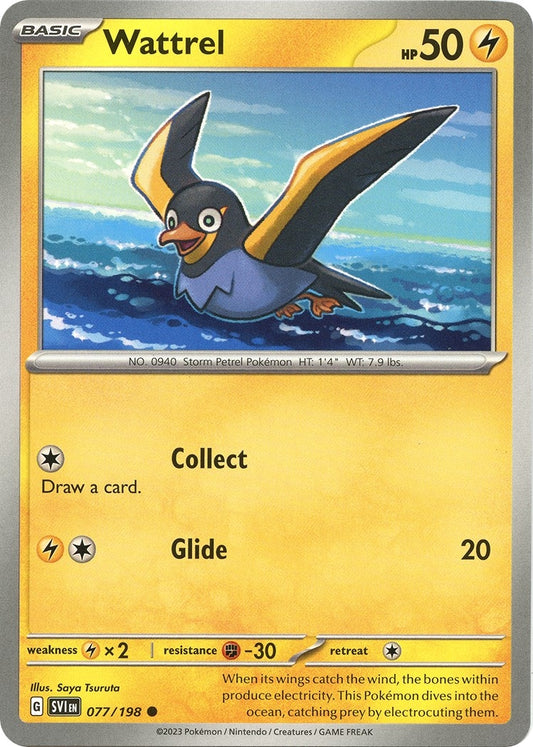 Image for Wattrel (077/198) (SVI) - Pokemon