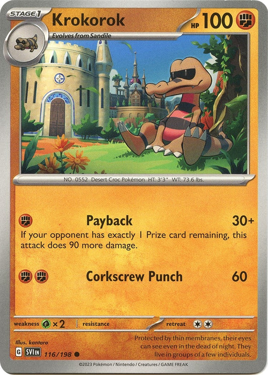 Image for Krokorok (116/198) (SVI) - Pokemon