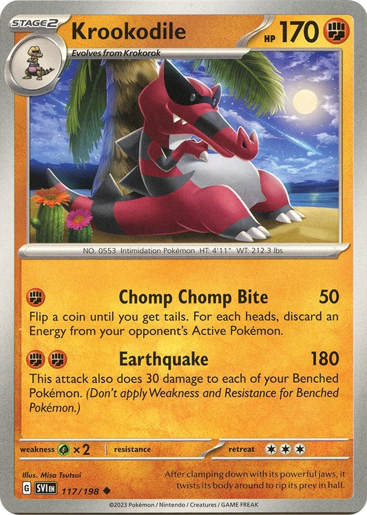 Image for Krookodile (117/198) (SVI) - Pokemon