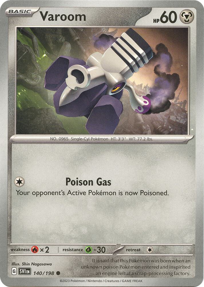 Varoom - 140/198 - SV01: Scarlet & Violet Base Set (SV1)