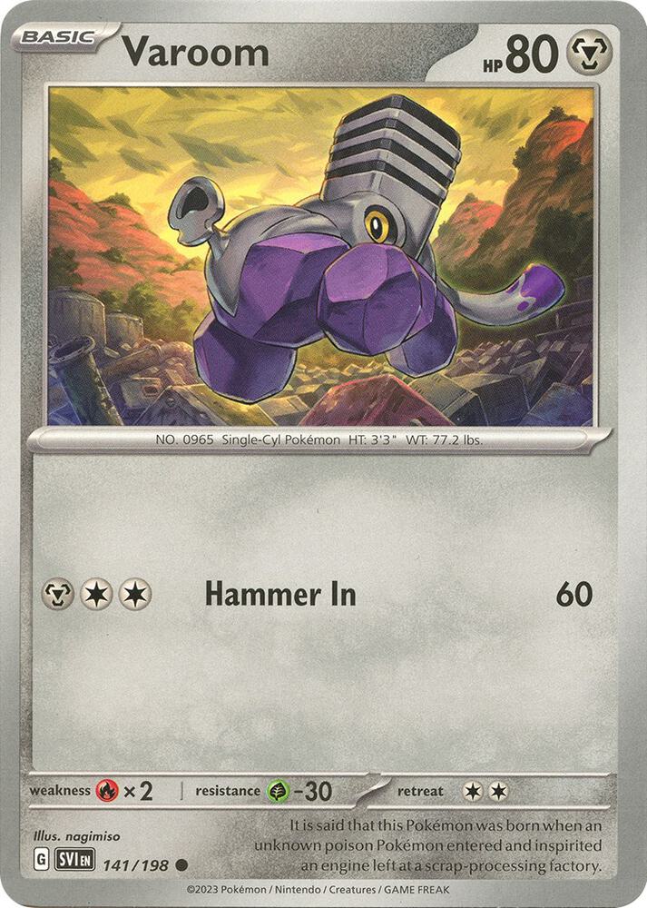 Varoom - 141/198 - SV01: Scarlet & Violet Base Set (SV1)