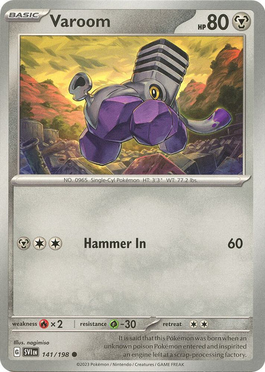 Varoom - 141/198 - SV01: Scarlet & Violet Base Set (SV1)