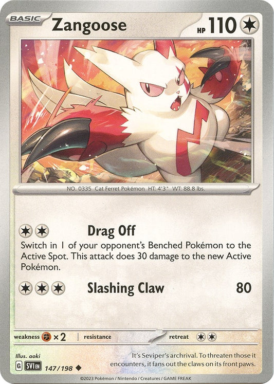 Image for Zangoose (147/198) (SVI) - Pokemon