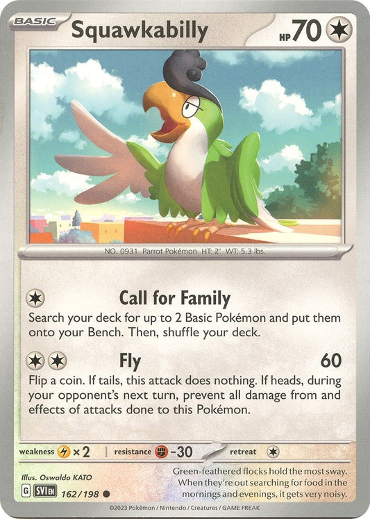 Image for Squawkabilly (162/198) (SVI) - Pokemon