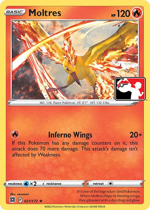 Moltres - Prize Pack Series Cards