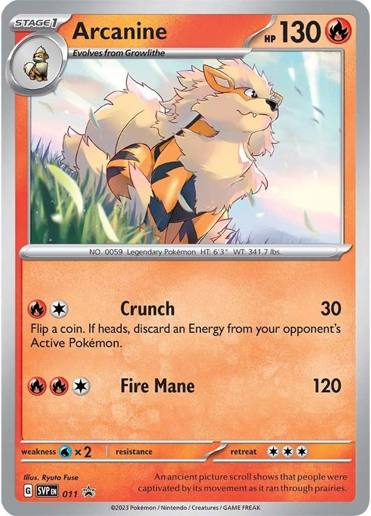 Image for Arcanine - 011 (011) (SVP) - Pokemon