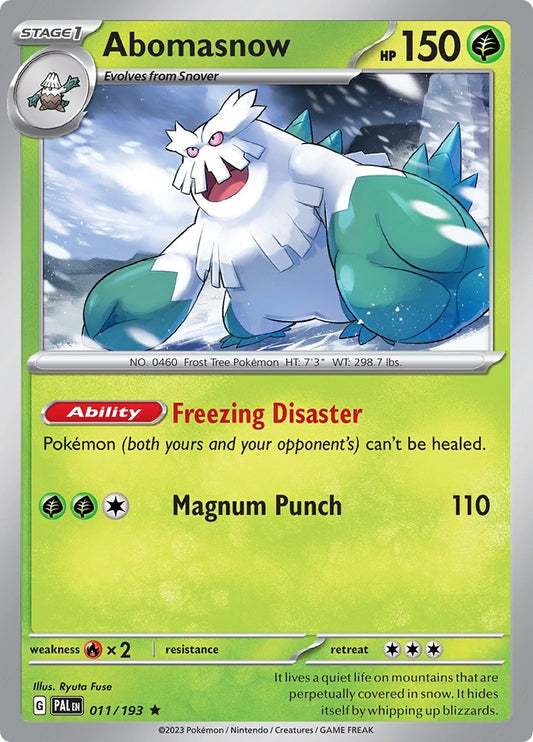 Image for Abomasnow (011/193) (PAL) - Pokemon