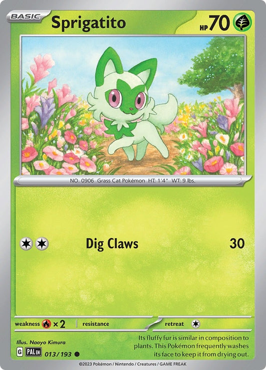 Image for Sprigatito (013/193) (PAL) - Pokemon