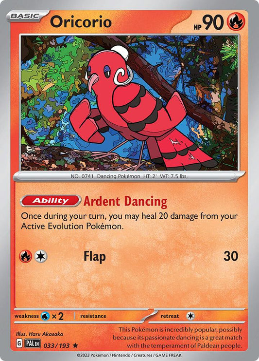 Oricorio - SV02: Paldea Evolved (PAL)