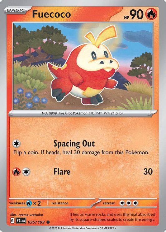 Fuecoco - 035/193 - SV02: Paldea Evolved (PAL)