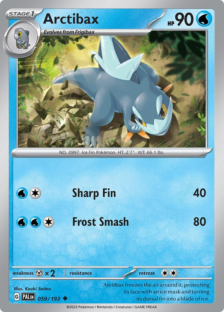 Image for Arctibax (059/193) (PAL) - Pokemon