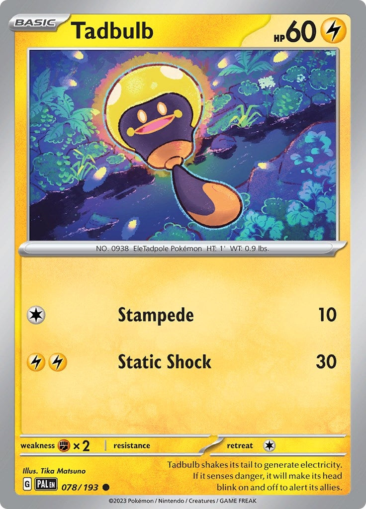 Image for Tadbulb (078/193) (PAL) - Pokemon