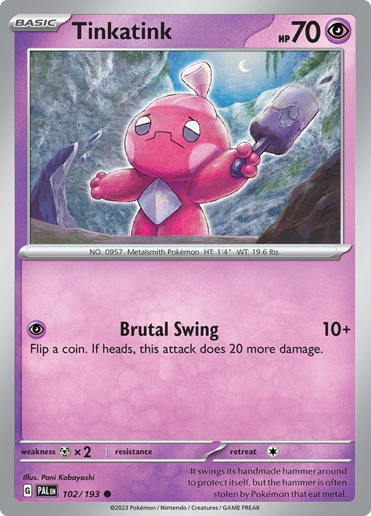 Image for Tinkatink (102/193) (PAL) - Pokemon