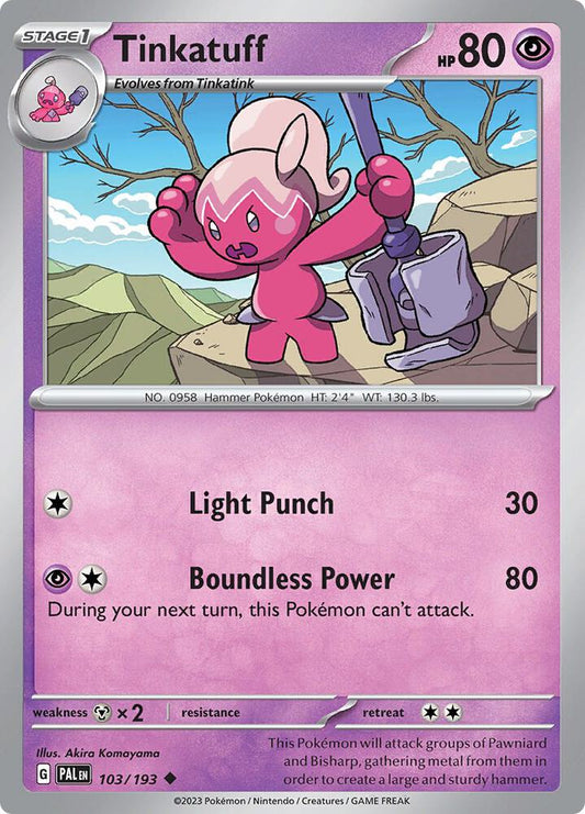 Tinkatuff - 103/193 - SV02: Paldea Evolved (PAL)