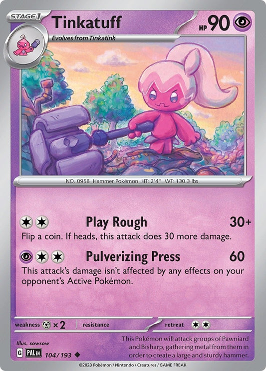 Image for Tinkatuff (104/193) (PAL) - Pokemon