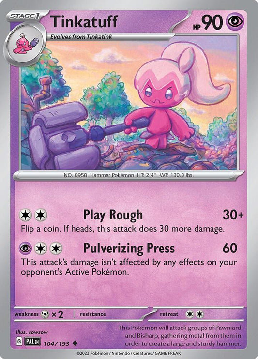 Tinkatuff - 104/193 - SV02: Paldea Evolved (PAL)