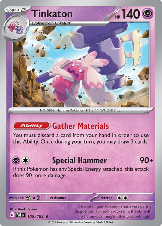 Image for Tinkaton (105/193) (PAL) - Pokemon