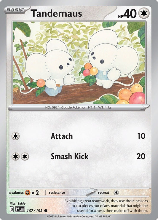 Image for Tandemaus (167/193) (PAL) - Pokemon