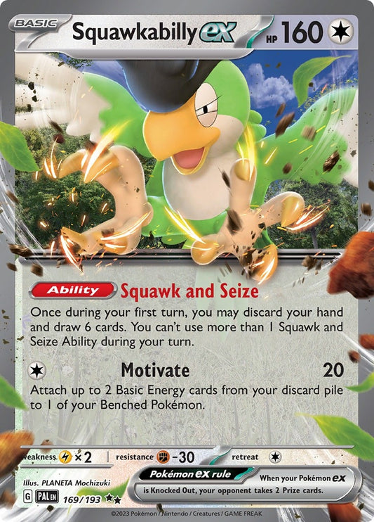 Image for Squawkabilly ex (169/193) (PAL) - Pokemon