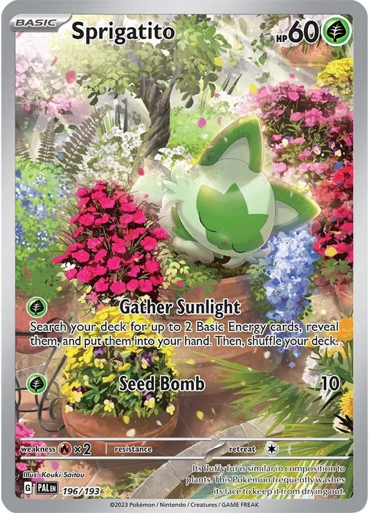 Image for Sprigatito (196/193) (PAL) - Pokemon