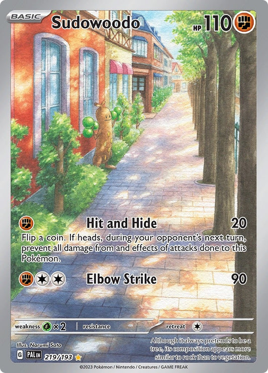 Image for Sudowoodo (219/193) (PAL) - Pokemon